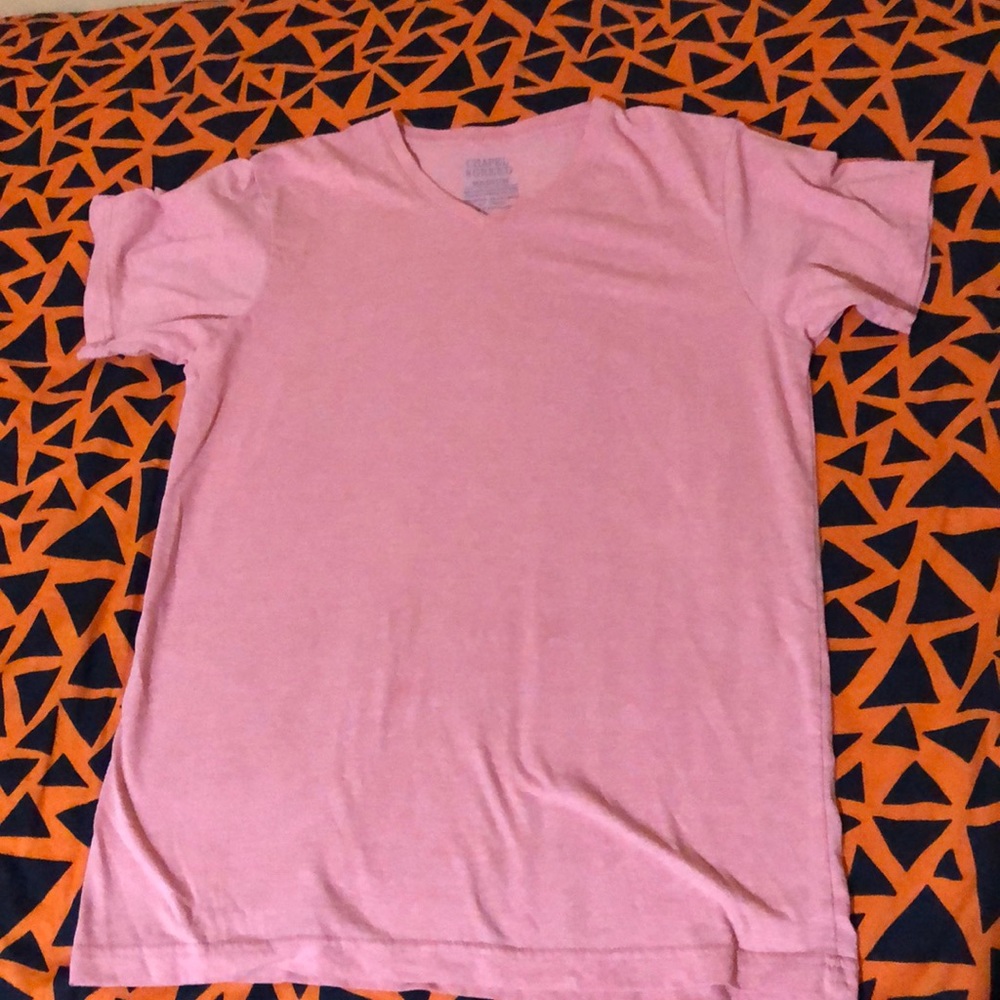 Salmon V-Neck Shirt